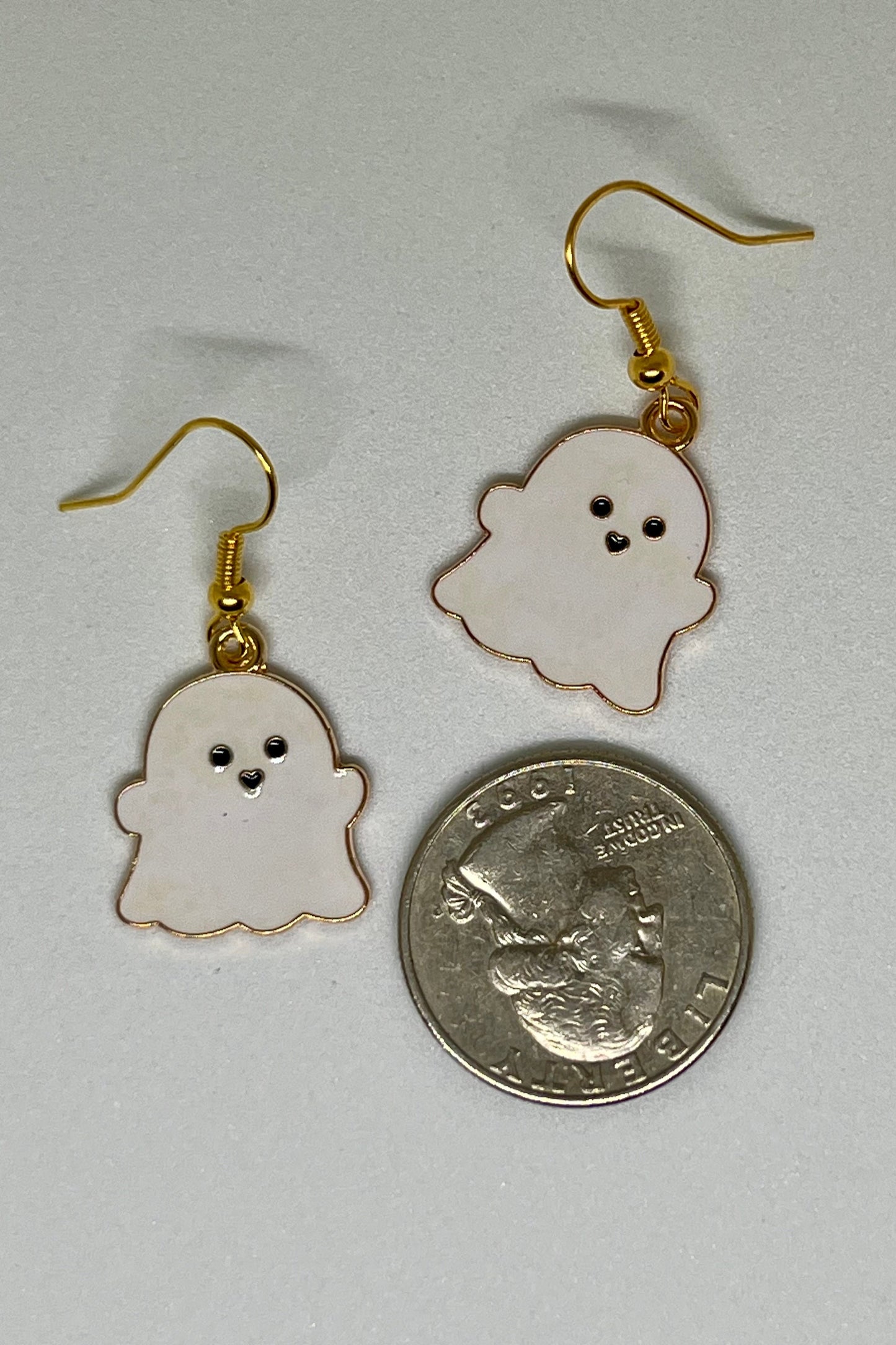 Pendientes de encanto fantasma de Halloween ? Pendientes colgantes adorables | Linda joyería fantasma | Pendientes de Halloween para mujer