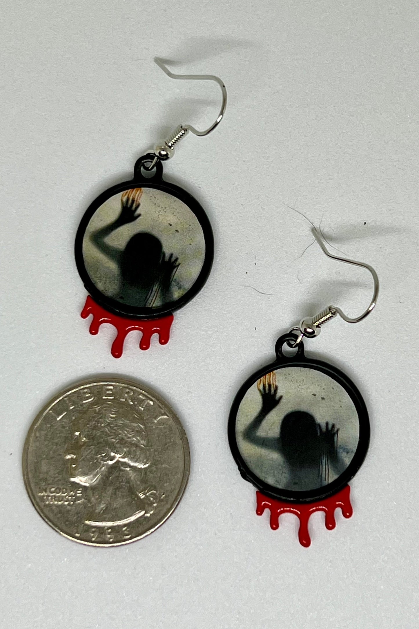 Trapped Behind Glass Earrings