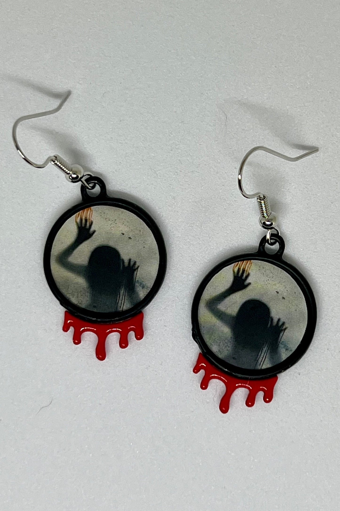 Trapped Behind Glass Earrings