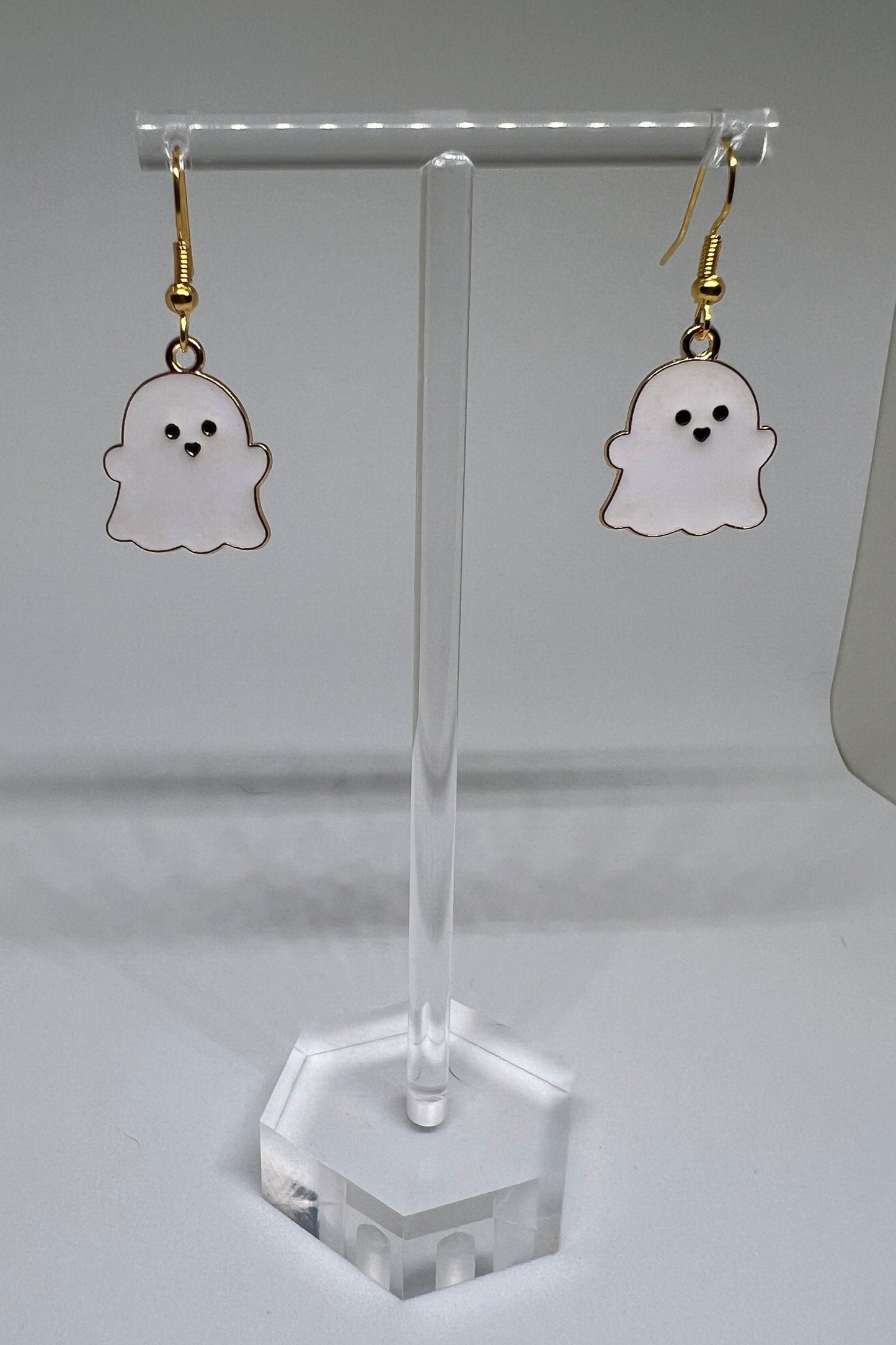 Pendientes de encanto fantasma de Halloween ? Pendientes colgantes adorables | Linda joyería fantasma | Pendientes de Halloween para mujer