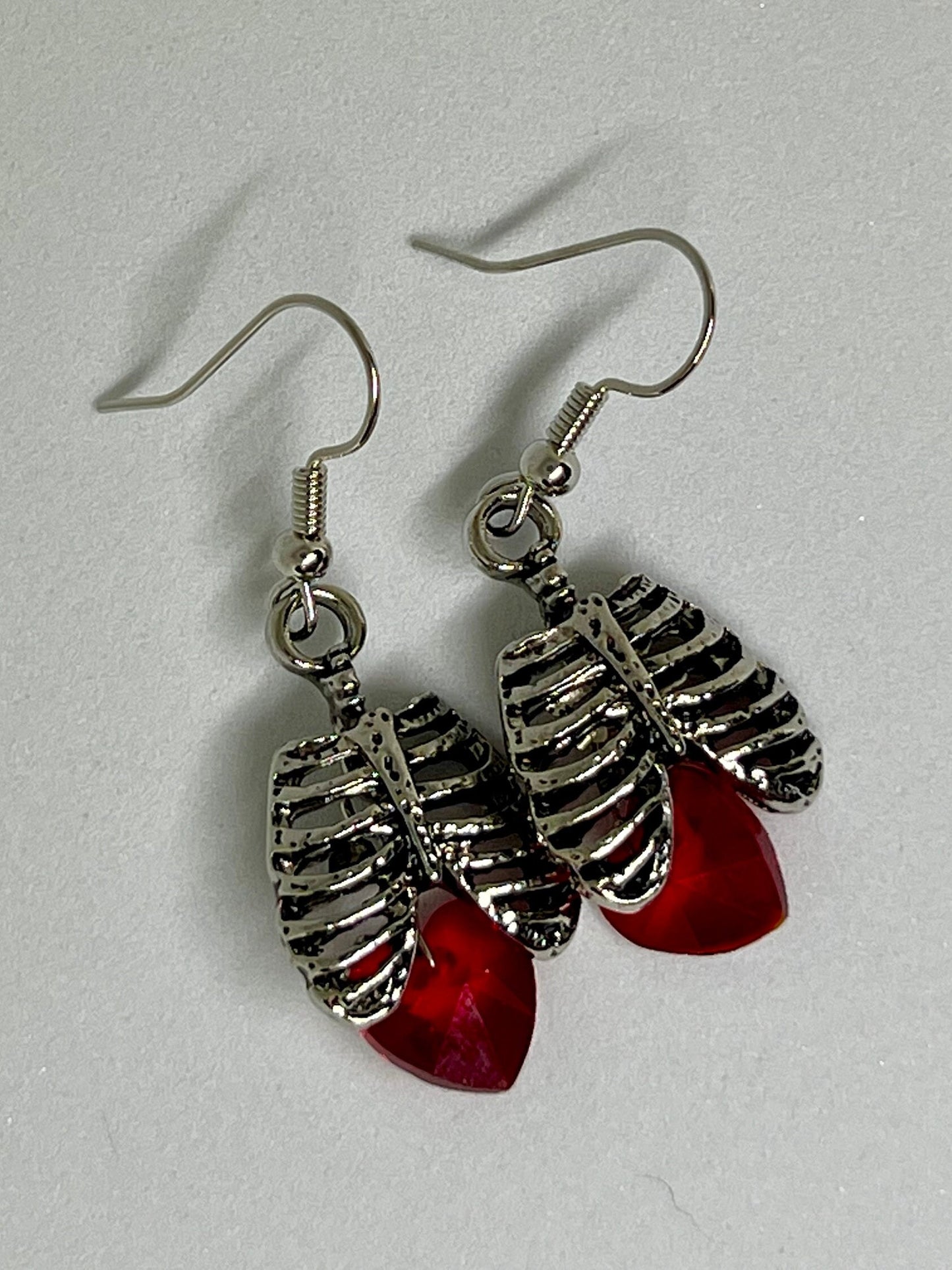 Caged Heart Earrings